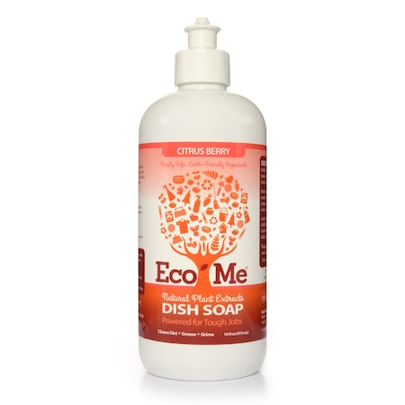 Eco Me Dish Soap, Citrus Berry 16 oz., PK6 ECOM-DSCB16-06